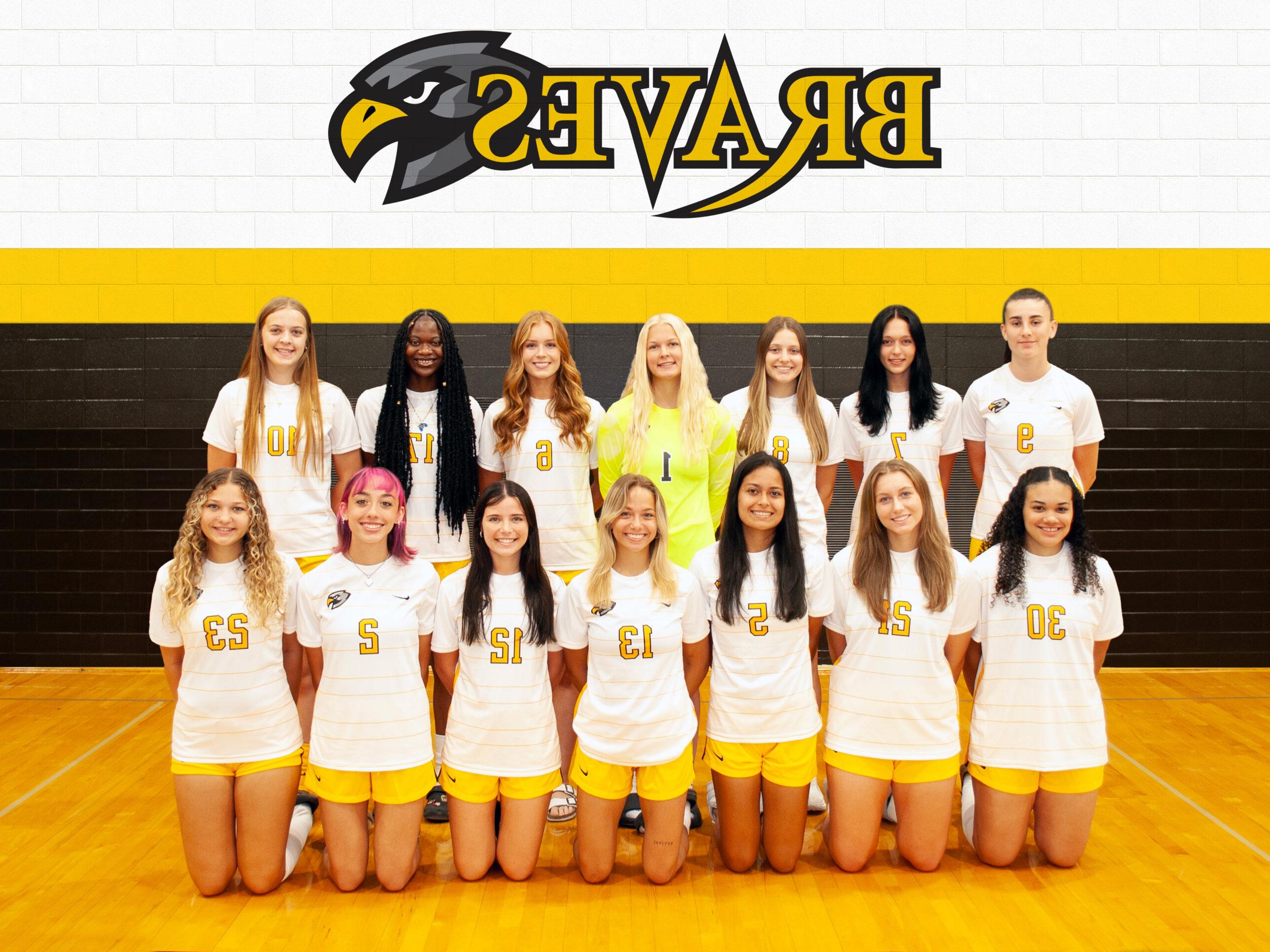 Black Hawk College Women's Soccer Team Photo